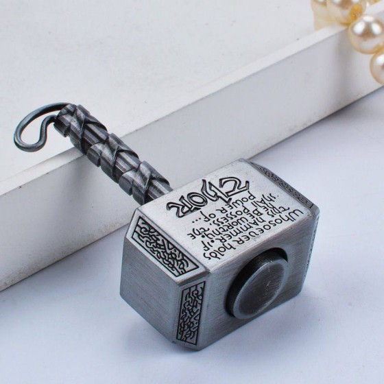EDC Thor's Hammer Metal Fidget Spinner Stress Relief Rotating Toy